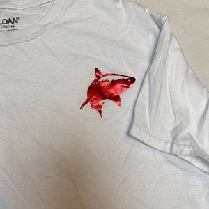Vintage Shark Graphic T Shirt • Size XL